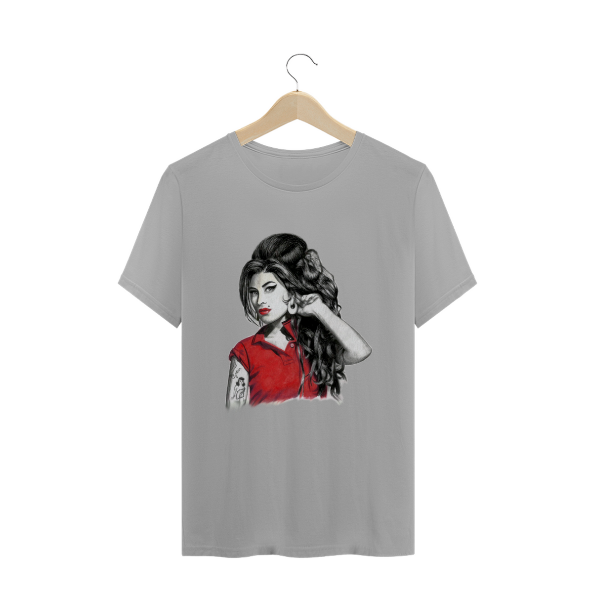 Nome do produto: Camiseta Amy Winehouse #plusize