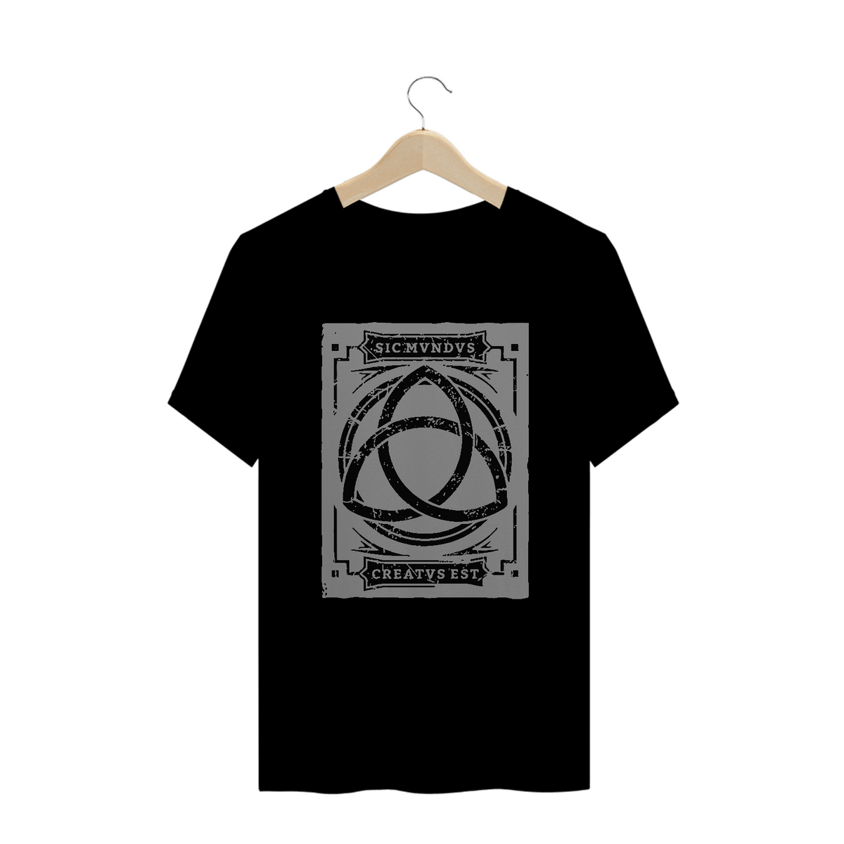 Nome do produto: Camiseta Sic Mundus Creatus Est - Dark #plusize