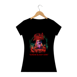 Camiseta Death Scream Bloody Gore #bylk