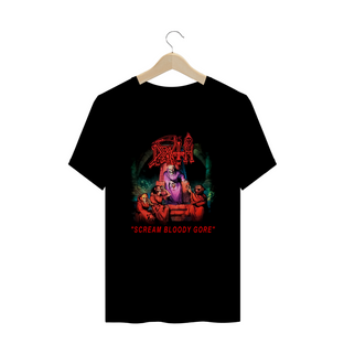 Nome do produtoCamiseta Death Scream Bloody Gore #plusize