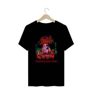 Camiseta Death Scream Bloody Gore #plusize