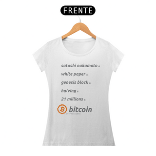 Nome do produtoCamiseta Fem CryptoShirts 10 - & Bitcoin Download da Arte