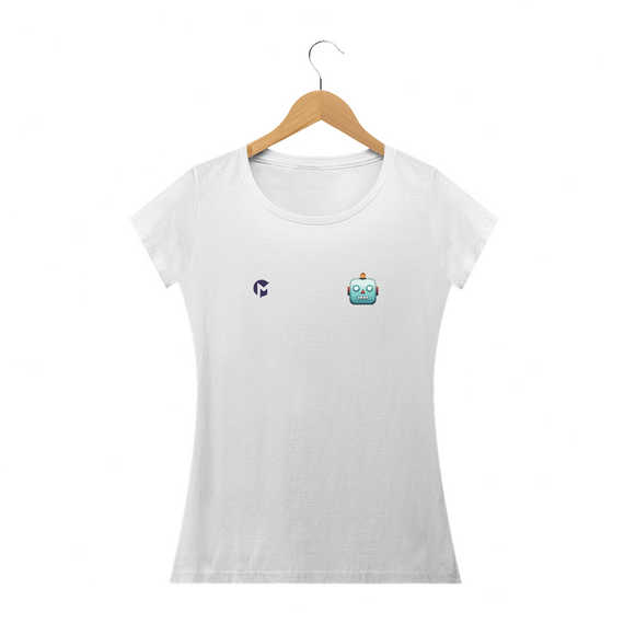 Camiseta Fem Emoji - ML Branca