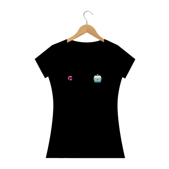Camiseta Fem Emoji - ML Preta