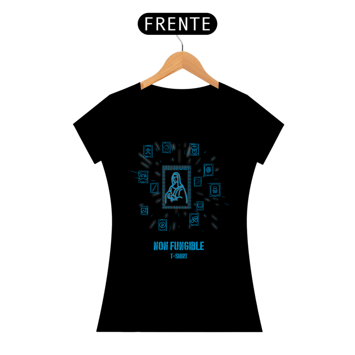 Nome do produto: Camiseta Fem CryptoShirts 04 - NFT-Shirt