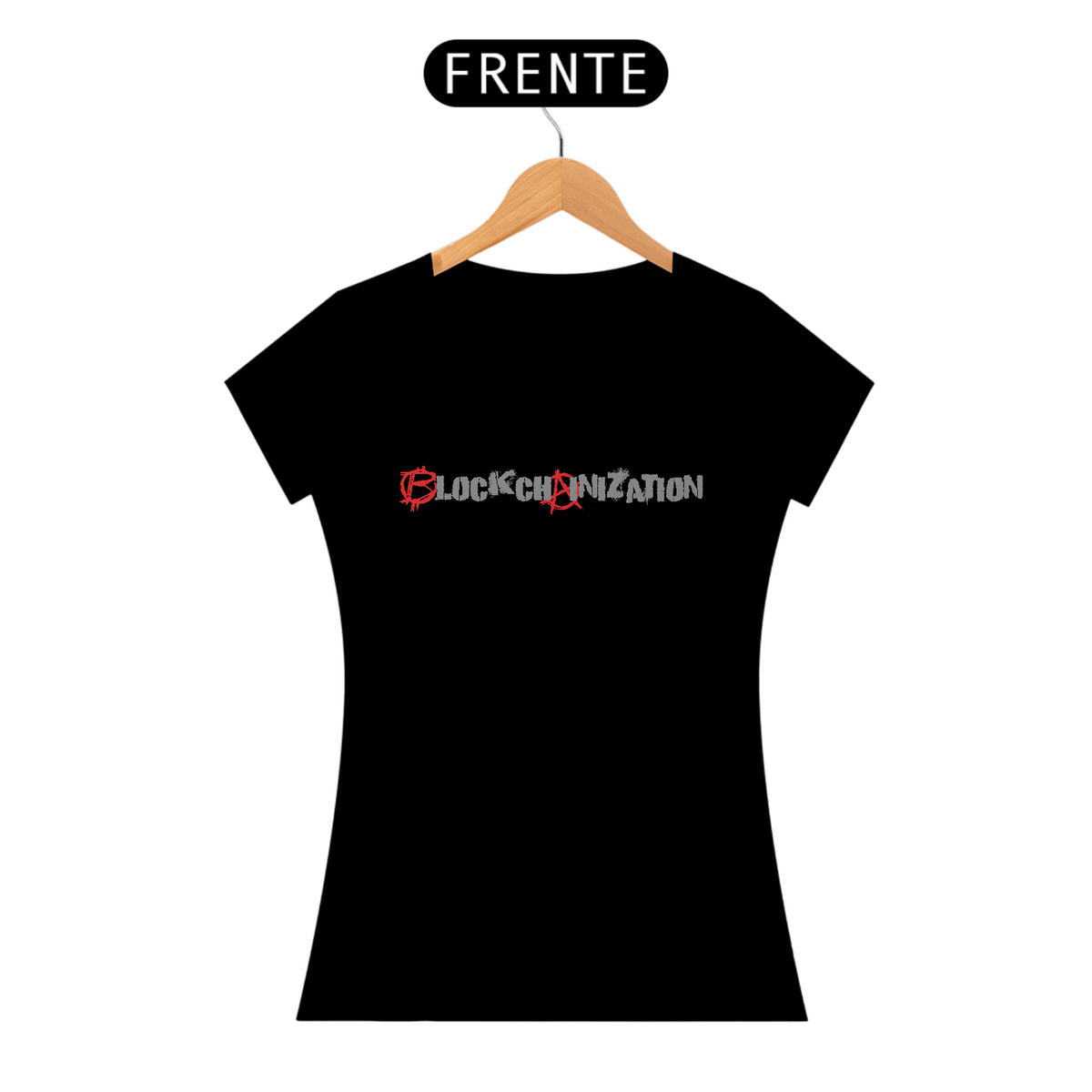 Nome do produto: Camiseta Fem CryptoShirts 02 - Blockchanization