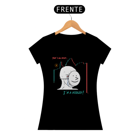 Camiseta Fem CryptoShirts 09 - I´m a Hodler