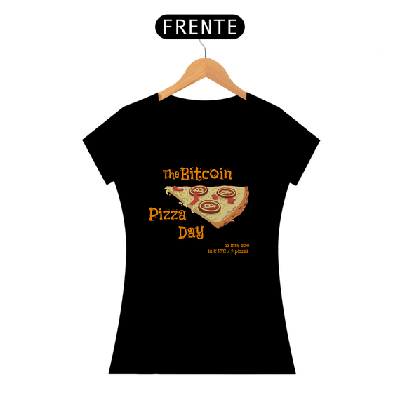 Camiseta Fem CryptoShirts 24 - Pizza Day
