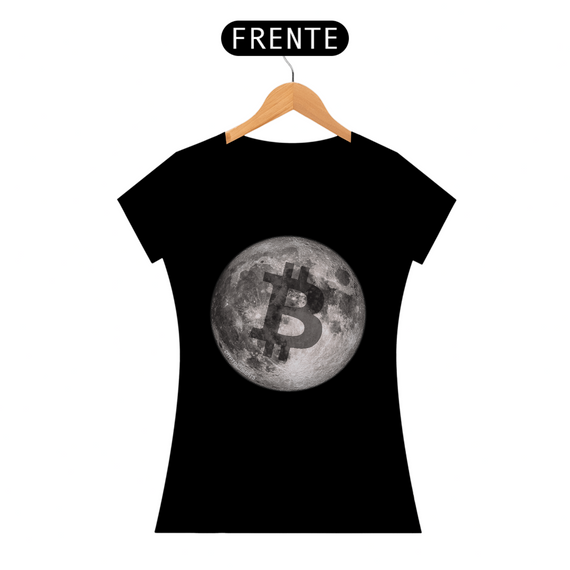 Camiseta Fem CryptoShirts 25 - To The Moon