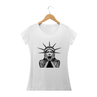 Nome do produtoT-Shirt Feminina - Estátua da Liberdade