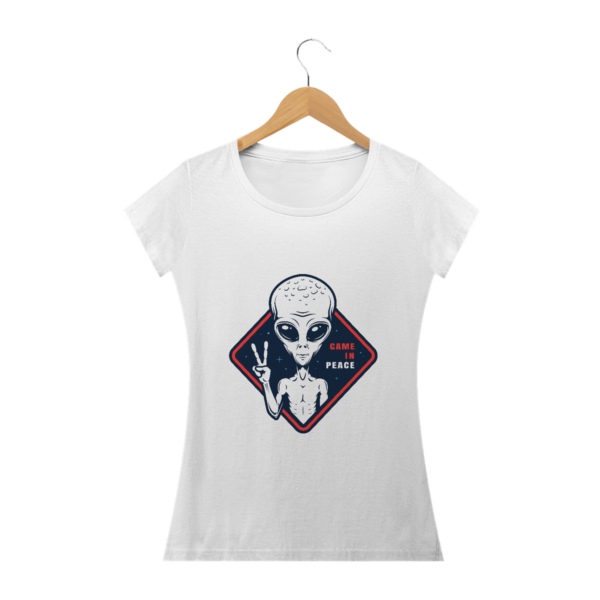 Nome do produto: T-Shirt - Feminina - Alien