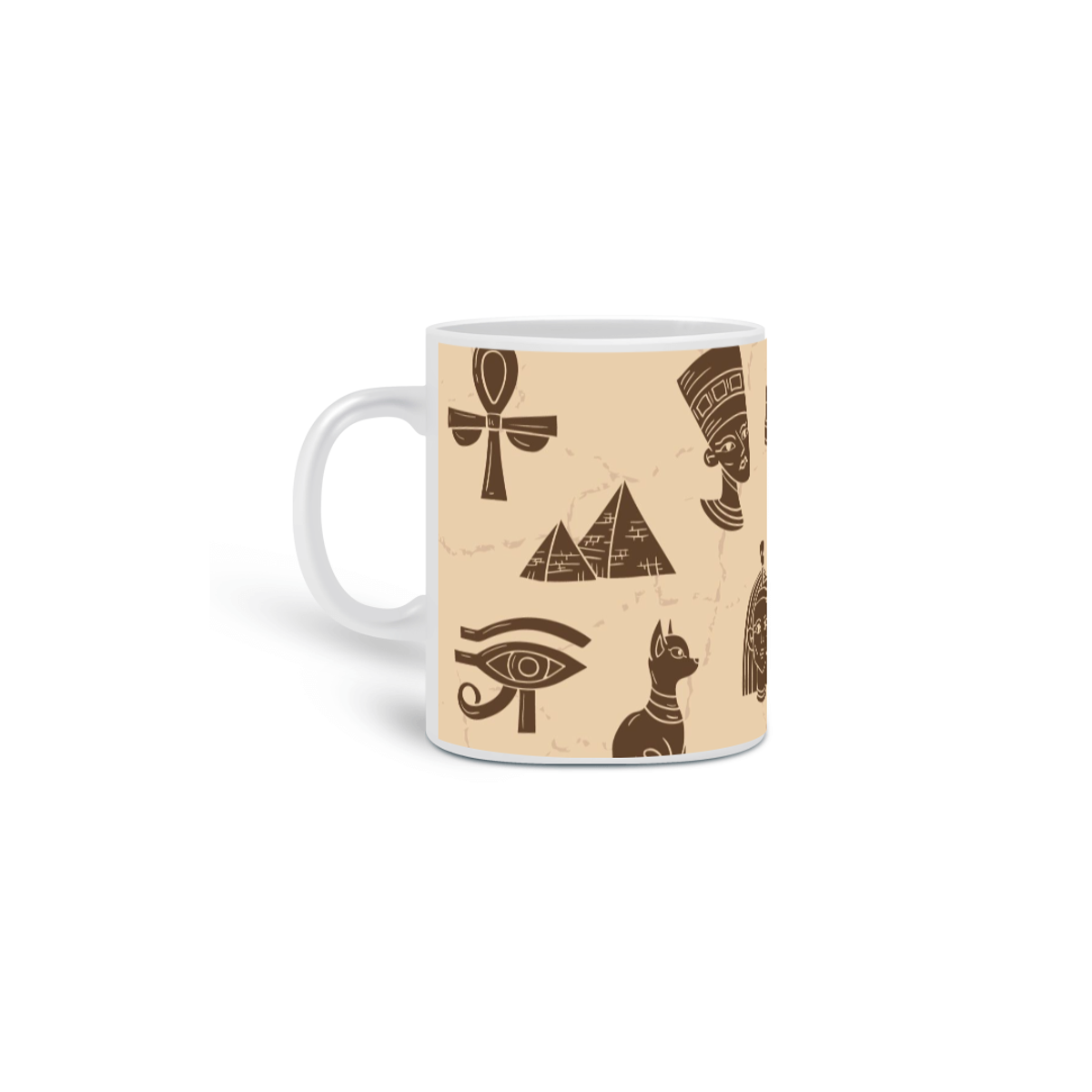 Nome do produto: Caneca Ilustrações do Egito