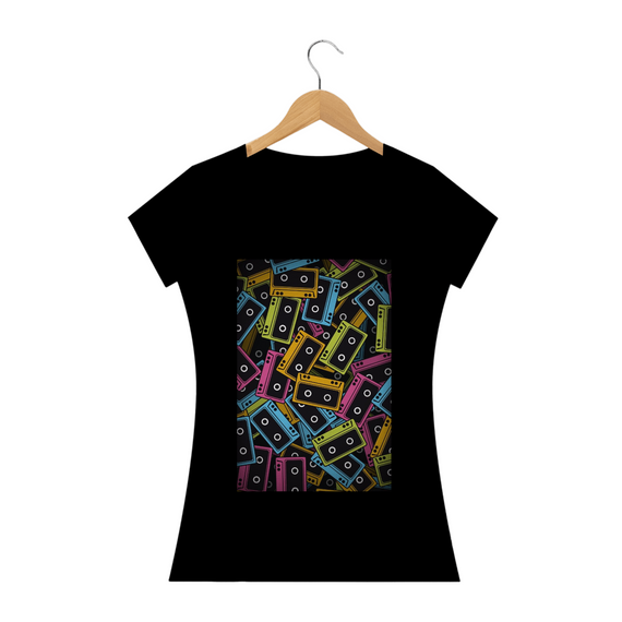 T-shirt feminina - Fitas