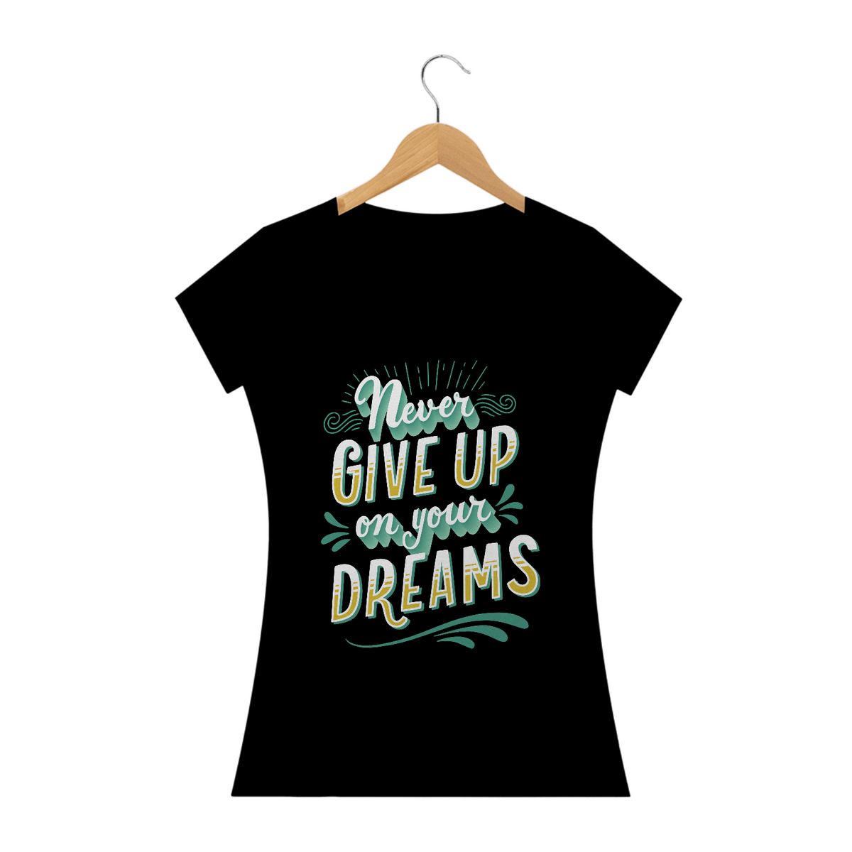 Nome do produto: T-Shirt Never Give Up