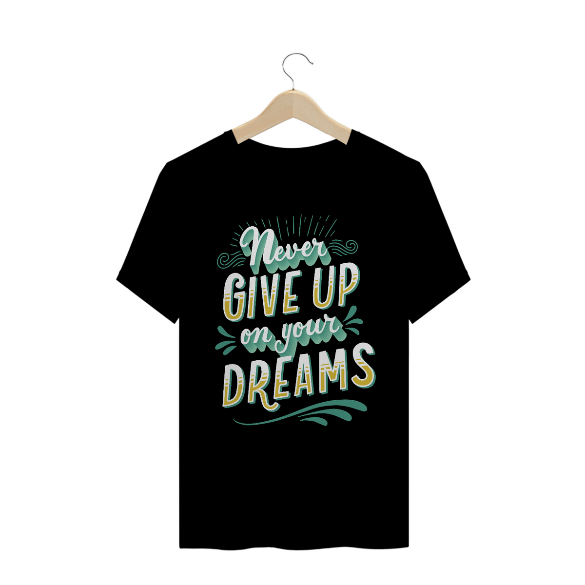 Nome do produto: T-Shirt Never Give Up