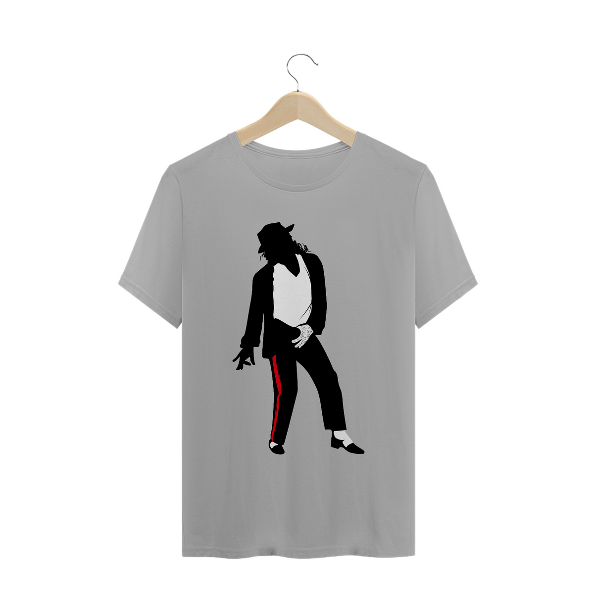 Nome do produto: T-Shirt Michael Jackson Silueta (Billie Jean)