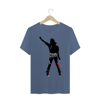 Nome do produtoT-Shirt Masculina Michael Jackson Silueta (Bad)