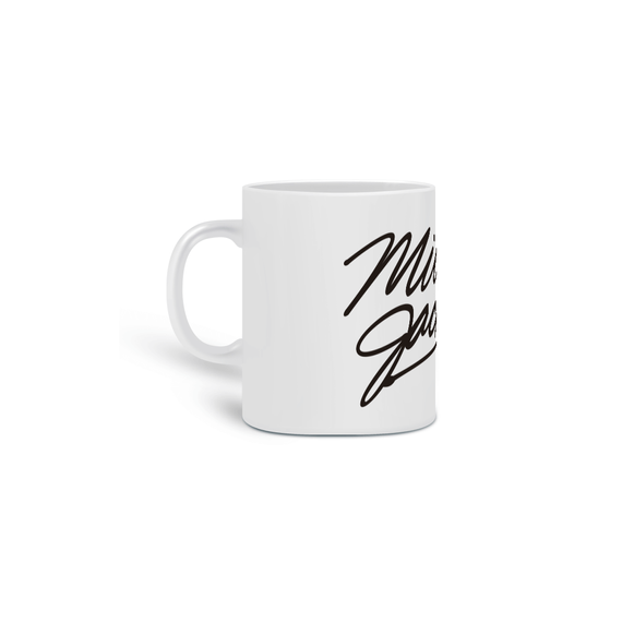 Caneca Michael Jackson Autografo