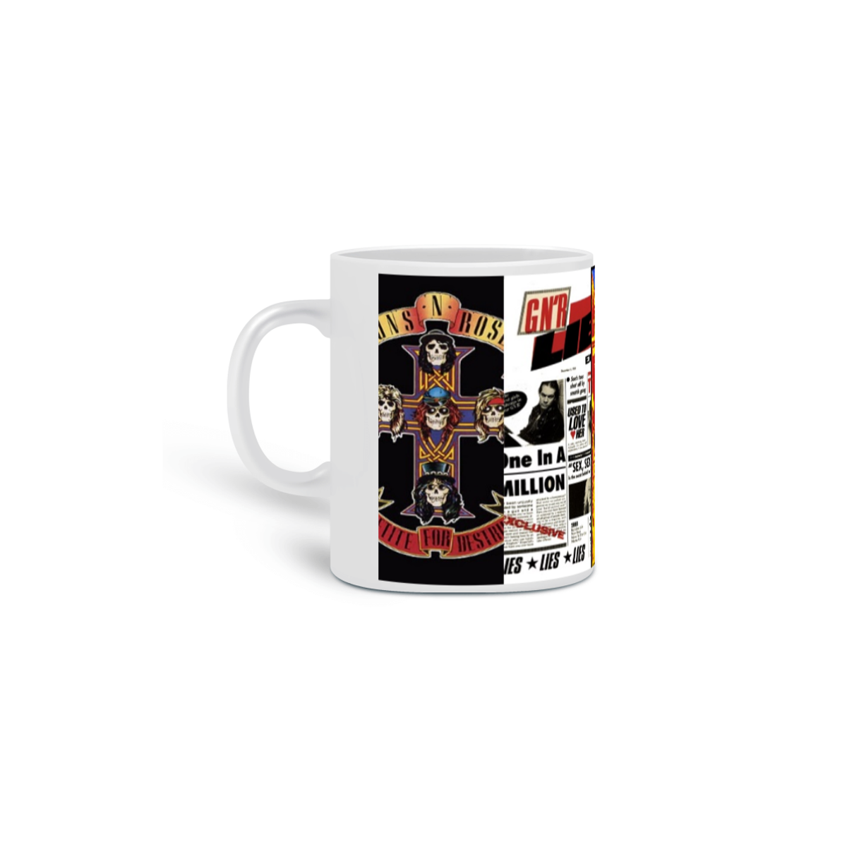 Nome do produto: CANECA GUNS N\' ROSES