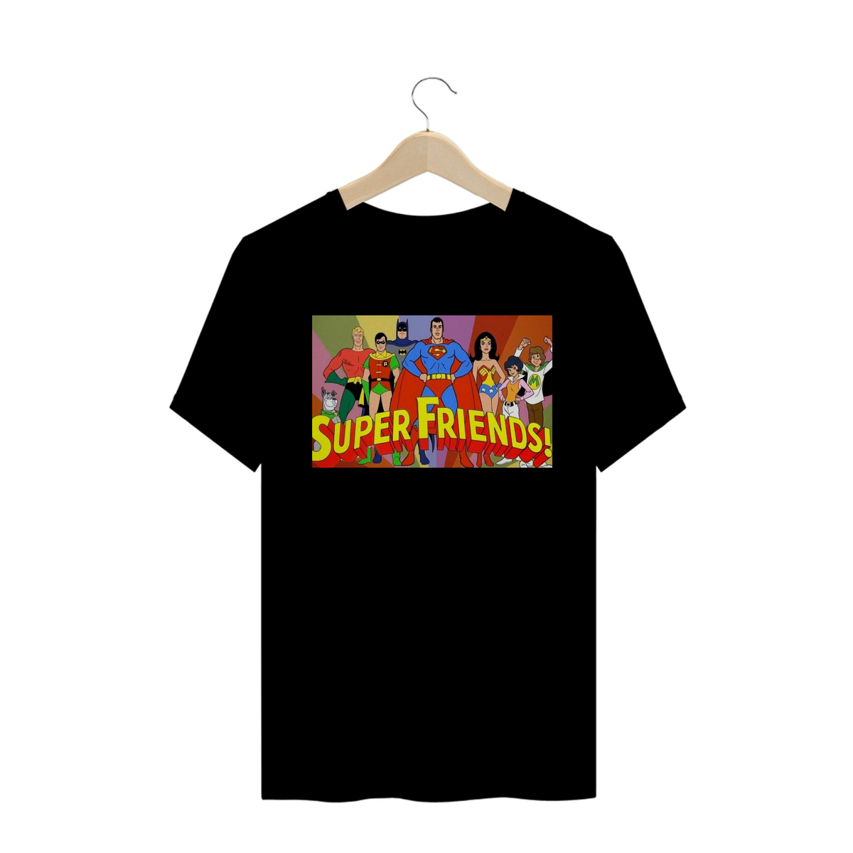 Nome do produto: CAMISETA SUPER AMIGOS 