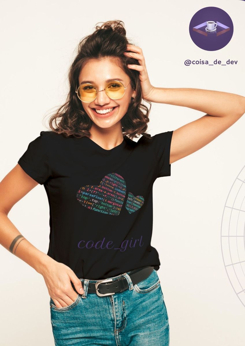 Nome do produto: Baby Look Code_girl