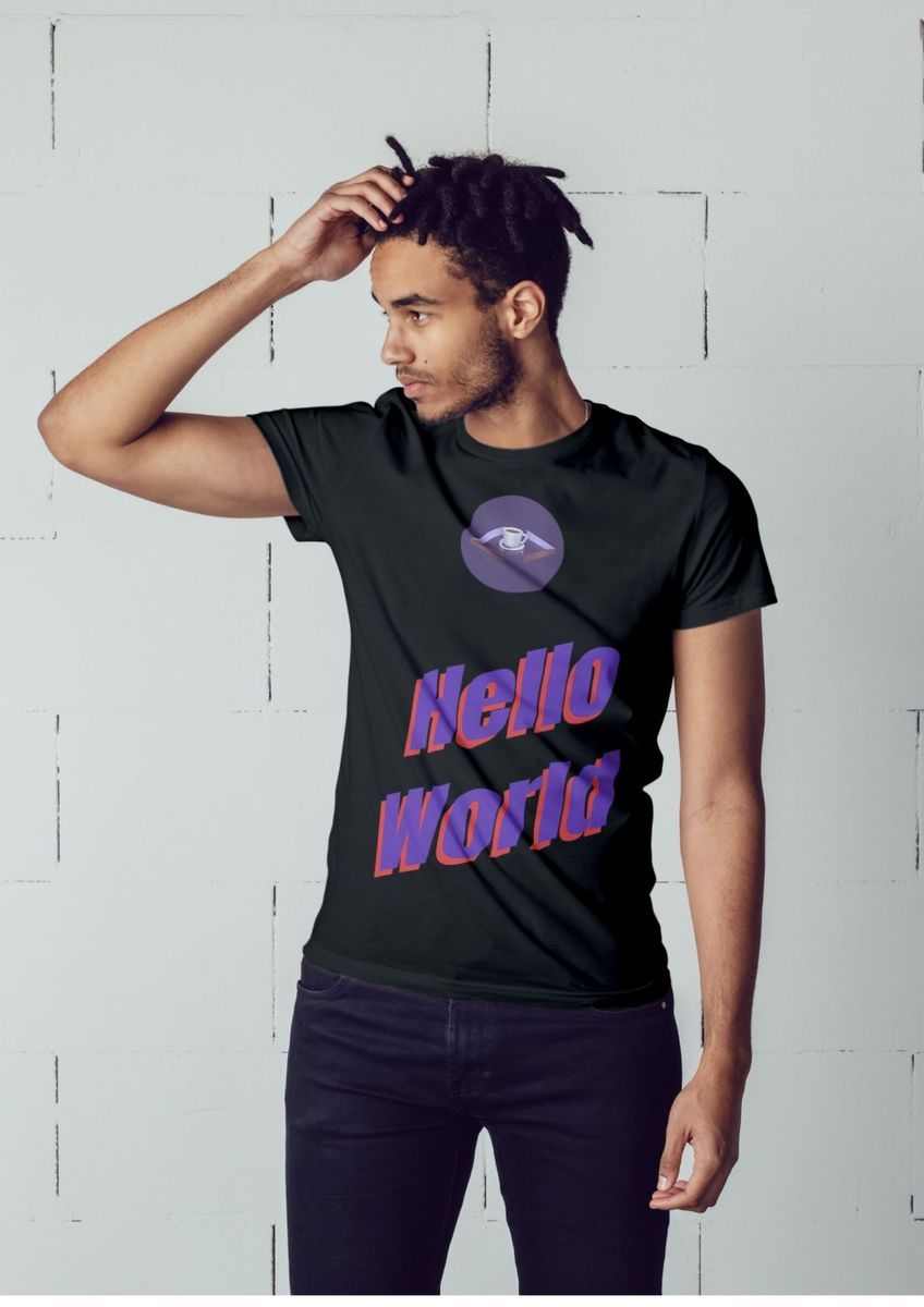 Nome do produto: Camisa Hello World