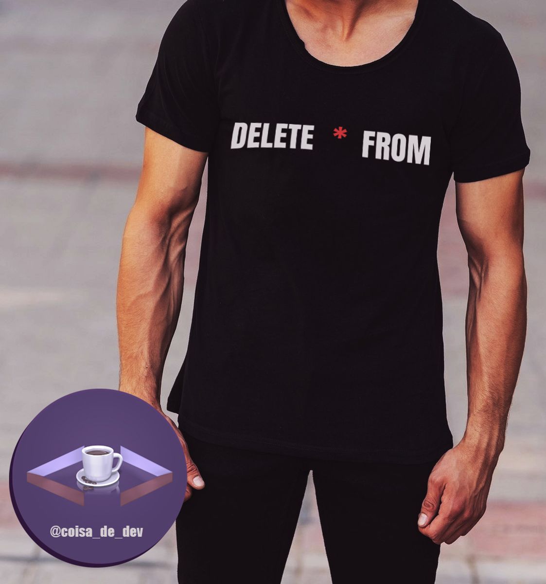 Nome do produto: Camiseta Delete sem Where