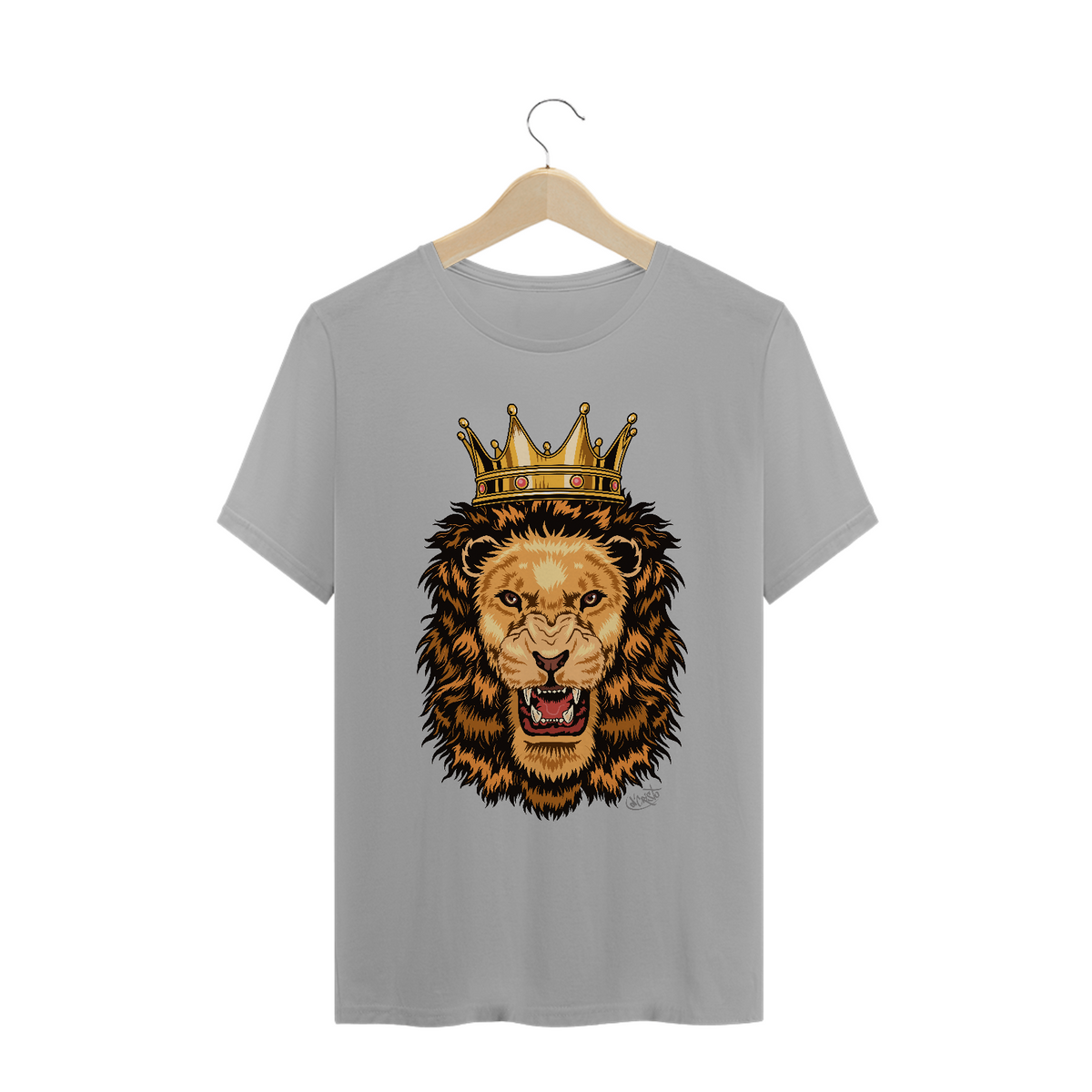 Nome do produto: Camiseta Leão O Rei