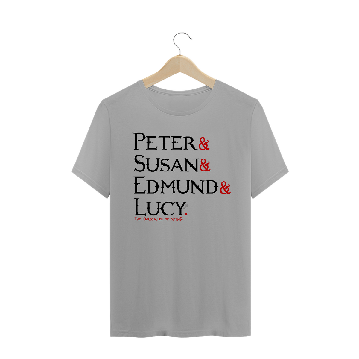 Nome do produto: Camiseta Peter, Susan, Edmund and Lucy - cores claras [As Crônicas de Nárnia]
