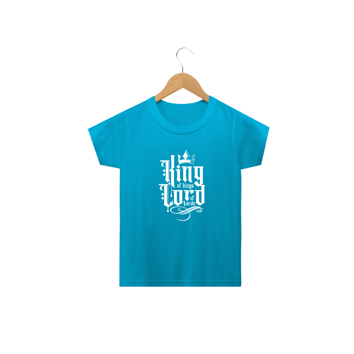 Nome do produto: Camiseta Infantil Rei e Senhor