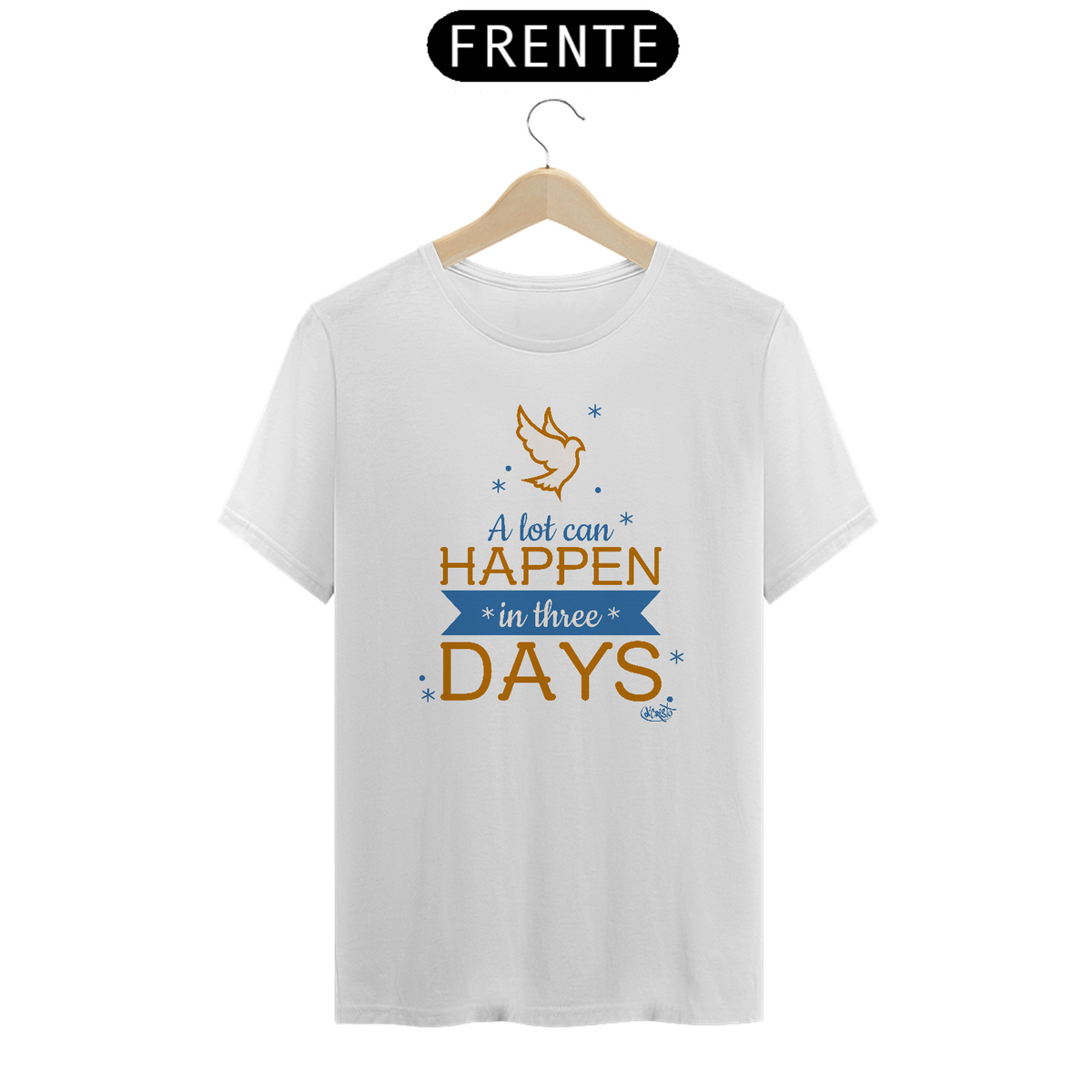 Nome do produto: Camiseta Três Dias