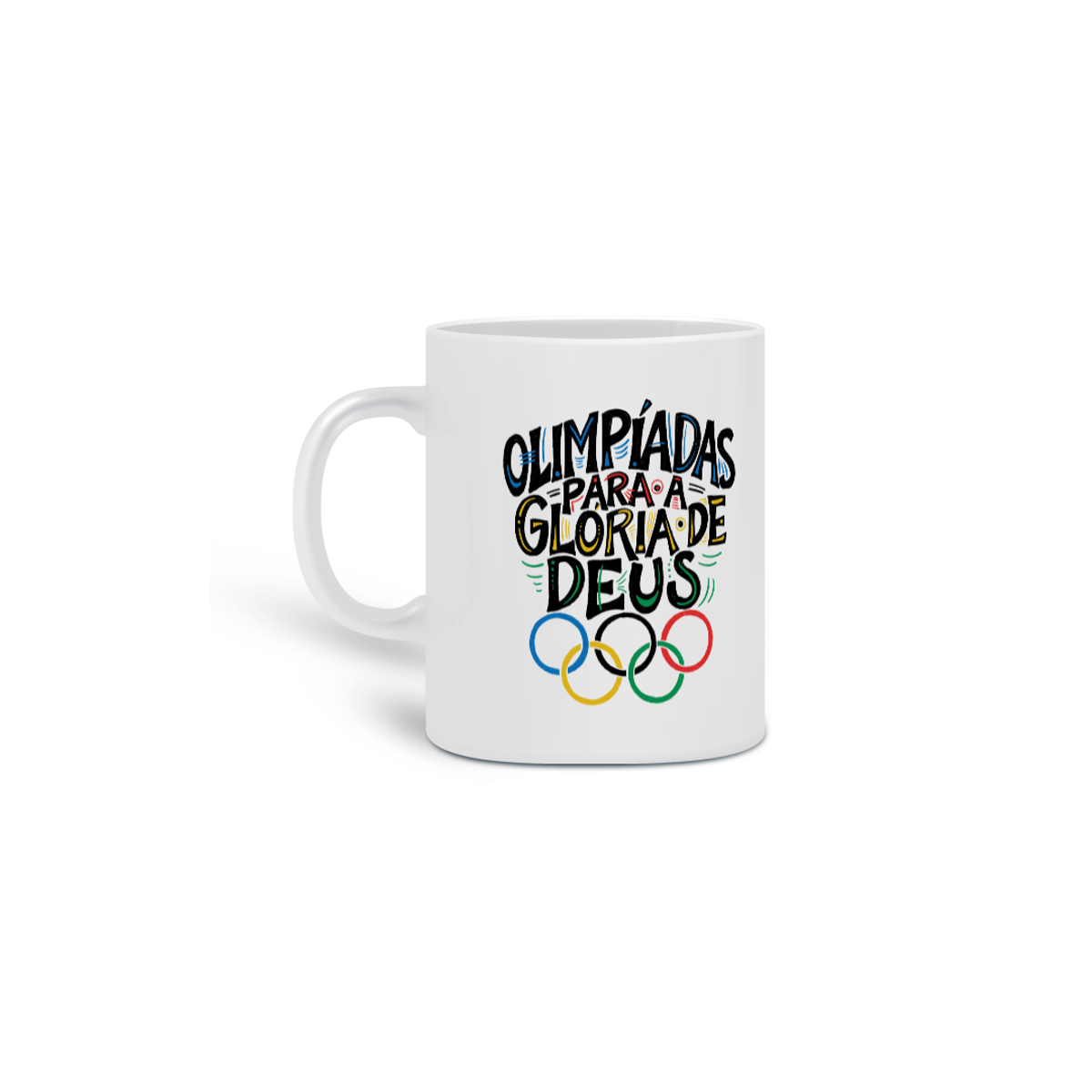 Nome do produto: Caneca Olimpíadas para Glória de Deus