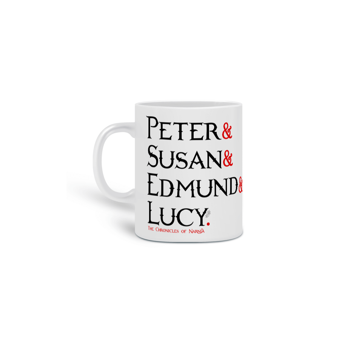 Nome do produto: Caneca Peter, Susan, Edmund and Lucy [As Crônicas de Nárnia]
