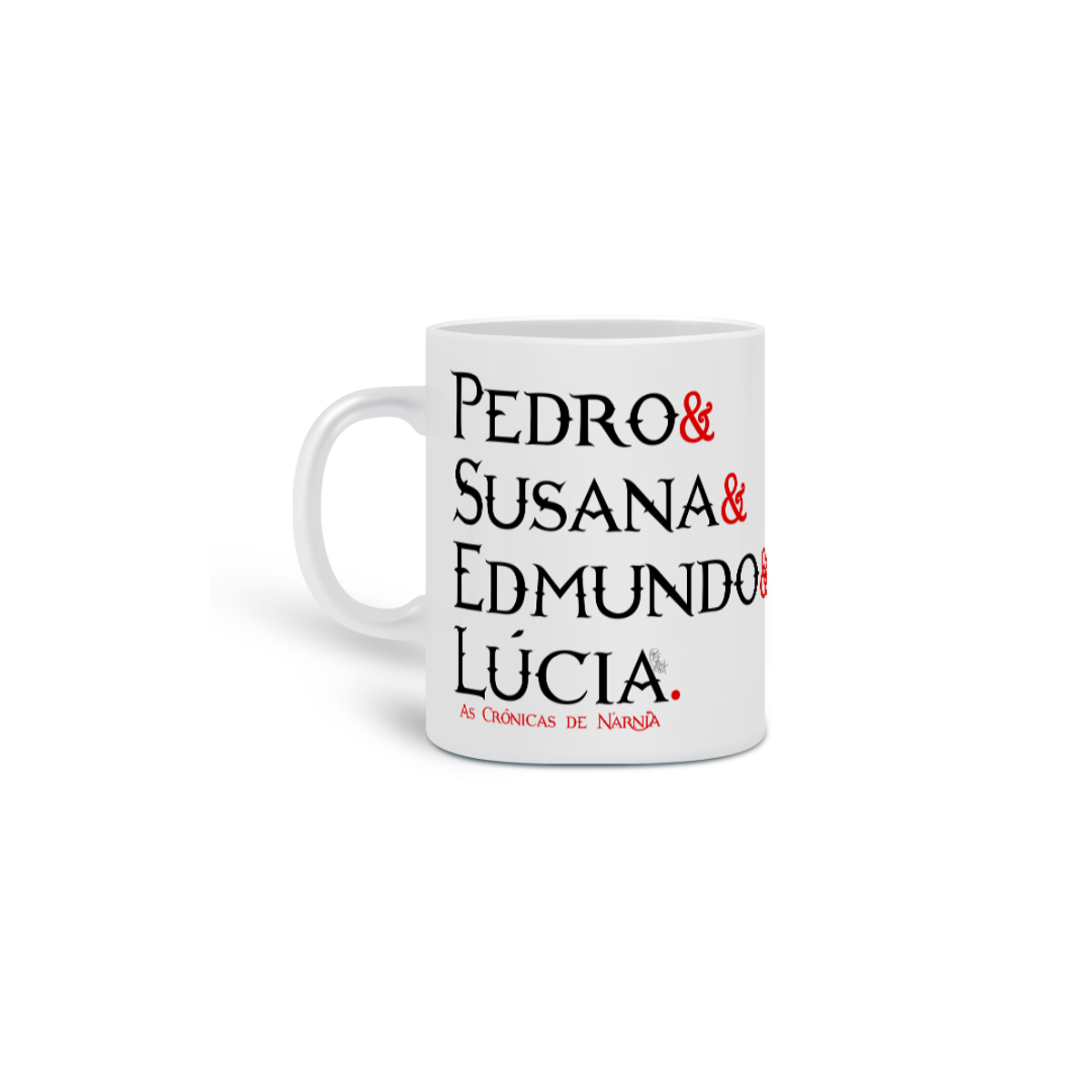 Nome do produto: Caneca Pedro, Susana, Edmundo e Lúcia [As Crônicas de Nárnia]