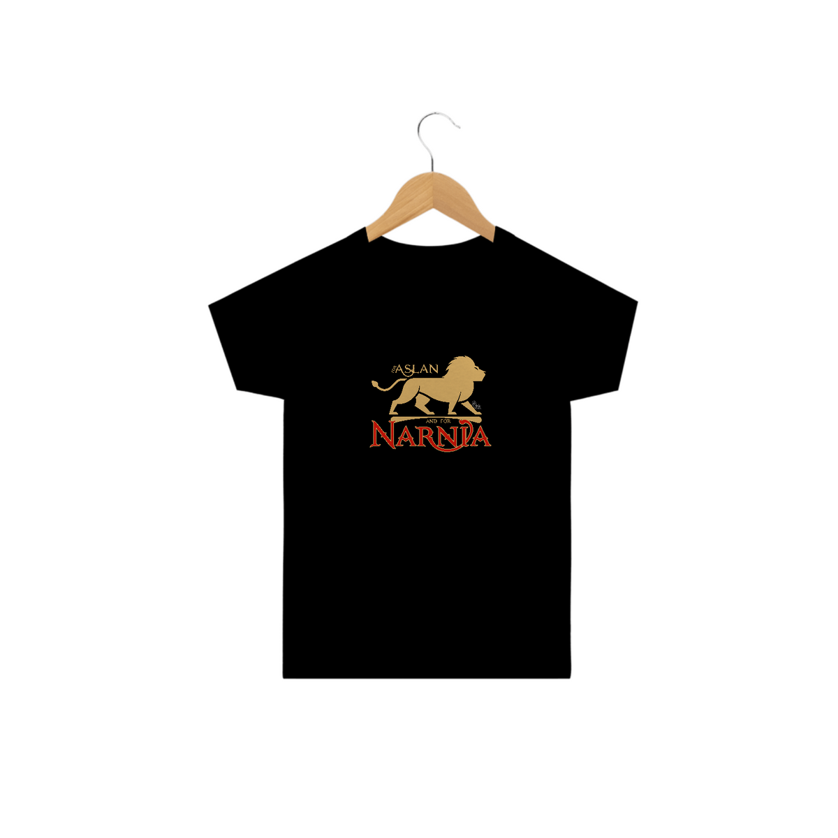 Nome do produto: Camiseta Infantil For Aslan - cores escuras [As Crônicas de Nárnia]