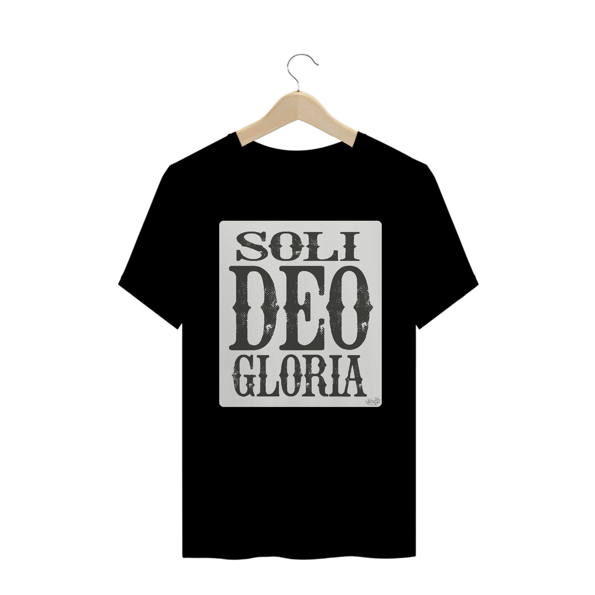 Nome do produto: Camiseta Soli Deo Gloria - cores escuras