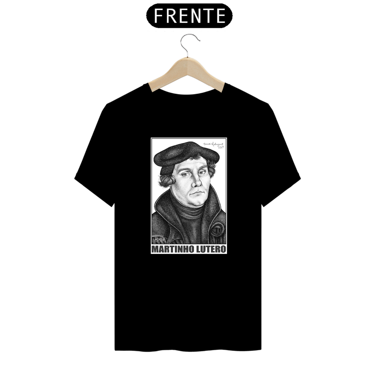 Nome do produto: Camiseta Martinho Lutero 