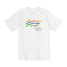 Camiseta Musical Magic World - Infantil (2 a 8 anos)