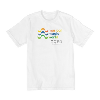 Camiseta Musical Magic World - Infantil (10 a 14 anos)