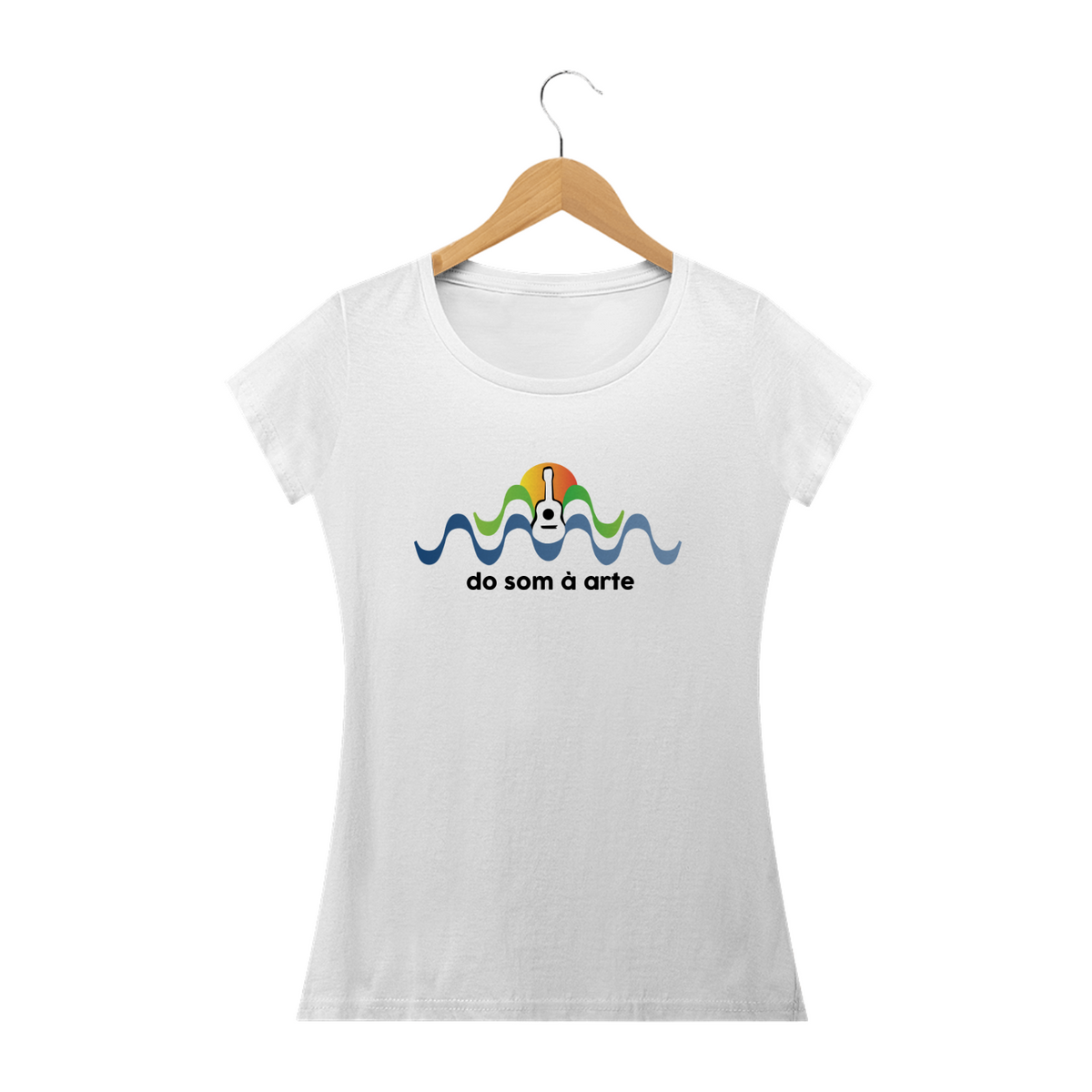 Nome do produto: Camiseta Feminina Do Som À Arte - Malha Prime