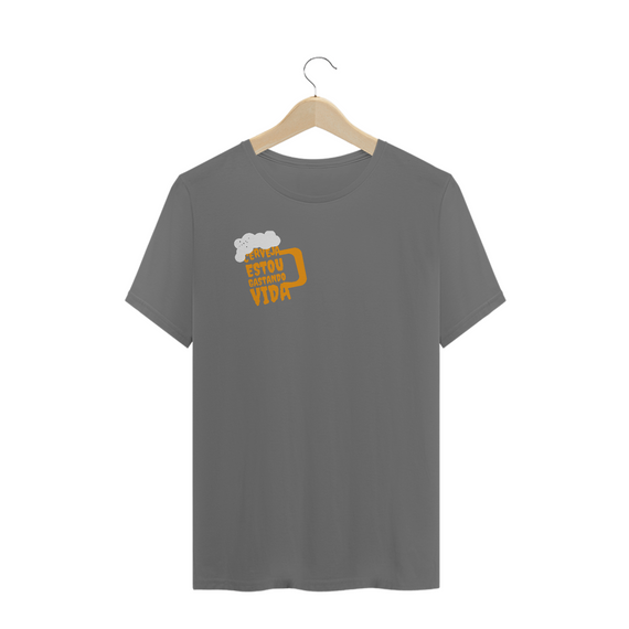 Camiseta: Cerveja, estou gastando vida