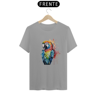 Nome do produtoT-Shirt Arara Colorida em Aquarela