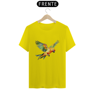 Nome do produtoT-Shirt Papagaio Voando em Aquarela