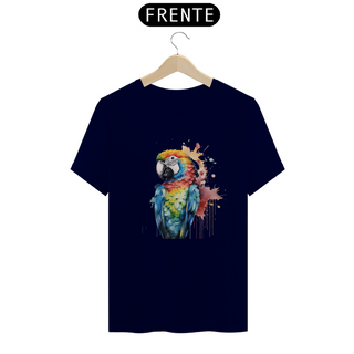 Nome do produtoT-Shirt Arara Colorida em Aquarela