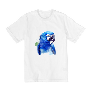 Nome do produtoT-shirt Arara Azul em Aquarela - 10 a 14 anos