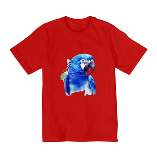 Nome do produtoT-shirt Arara Azul em Aquarela - 10 a 14 anos