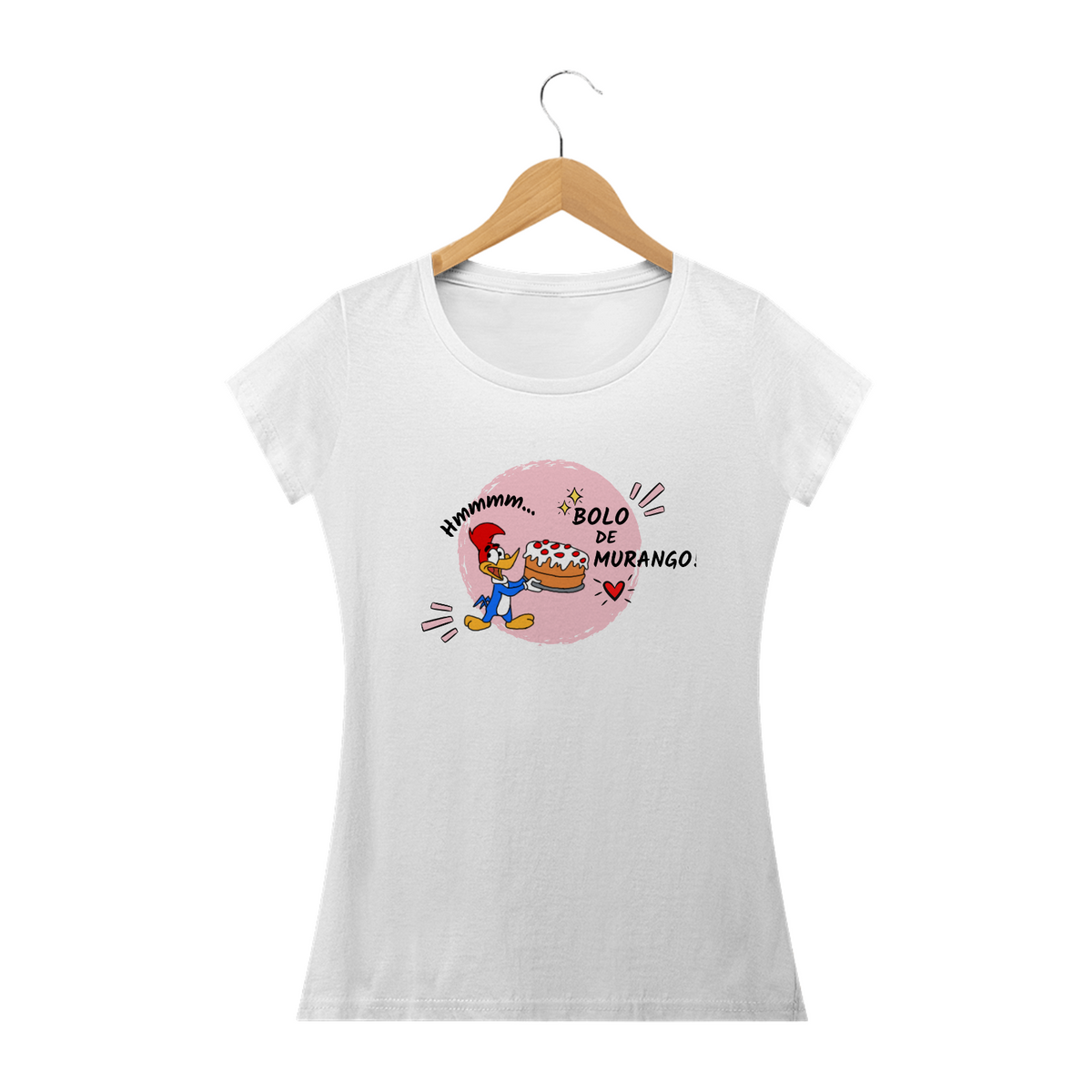 Nome do produto: T-Shirt Feminina - Bolo de Murango