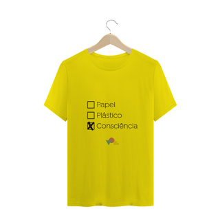 Nome do produtoCamiseta Papel Plástico Consciência