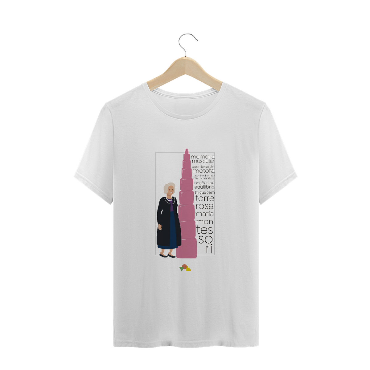 Nome do produto: Camiseta Maria Montessori
