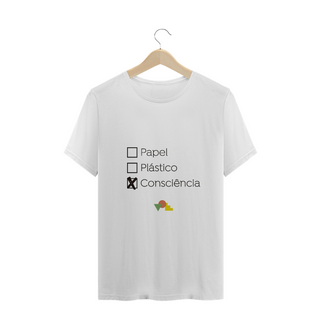 Nome do produtoCamiseta Papel Plástico Consciência